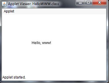 Java. Тестування у програмі AppletViewer